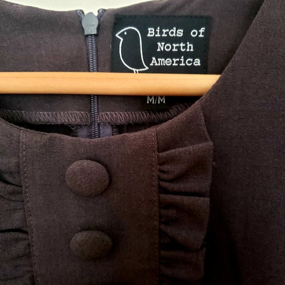 Birds of North America Taupe Dress - Picture 3 of 4